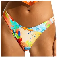 Seafolly Women's Aquarius Reversible High Cut Pant Pantaloncino da bagno Donna (32, variopinto)