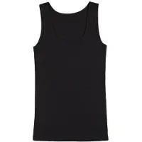 Joha Women's Tank Top 85/15 Intimo lana merinos Donna (XXL, nero)