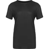 Athlecia Women's Lizzy Slub Tee Maglia funzionale Donna (34, nero)