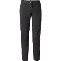 Vaude Women's Farley Stretch Zip Off Pants II Pantaloni da trekking Donna (34 - Regular, nero)