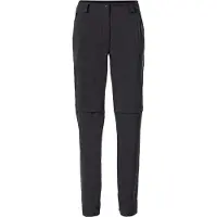 Vaude Bike Women's Yaras Zip Off Pants Pantaloni da ciclismo Donna (44 - Short, nero/grigio)