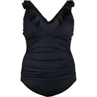 Swim By Zizzi Costume intero 'Skitrin' nero