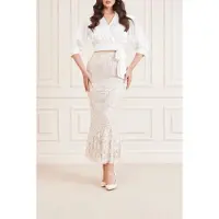 Guess Marciano By Crystaembroidered Crystal Buffy Mini Skirt Taglia: 42 | Minigonne Outlet | Donna | Marrone