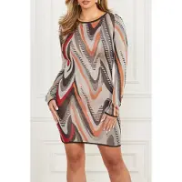 Guess Marciano By Scarlett Short Dress Highlow All Over Jacq Taglia: 40 | Abiti Mini Outlet | Donna | Rosso