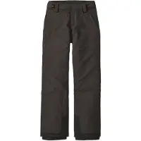Patagonia - Pantaloni impermeabili - K's Powder Town Pants Black in Materiale Riciclato - Taglia Bambino XS - Nero