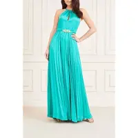Guess Marciano By Mina Long Dress Soli Pompom Green Taglia: 36 | Maxi abiti Outlet | Donna | Verde