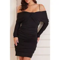 Guess Marciano By Giselle Dress Jet Black Taglia: 38 | Abiti Mini Outlet | Donna | Nero