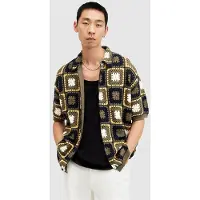 AllSaints Mandon Cardigan Khaki Green Taglia: XXL | Cardigan Outlet | Uomo | Marrone