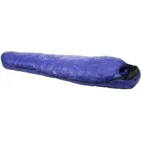 Western Mountaineering UltraLite Sacco a pelo in piuma (200 cm, blu/nero/lilla)