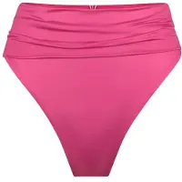 Seafolly Women's Soleil Roll Top High Rise Pant Parte inferiore bikini Donna (34, fuchsia)