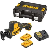 DeWalt DCS312D2, senza spazzole, nero, giallo, 2800 SPM, 9 cm, 95 dB, 84 dB
