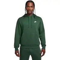 Nike Felpa Cappuccio Uomo Sportswear Club Fleece Hoodie Fir/fir/white