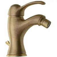 Hak Kirké - Miscelatore per bidet a parete con bocca di erogazione, bronzo KI03B