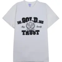 In Gold We Trust Unisex The Tennis Teewhite Taglia: M | Maglie Sportivi Outlet | Unisex | Bianco