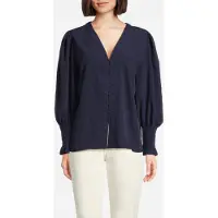 French Connection Vee Button Thru Black Taglia: 6 | Magliette intime Outlet | Donna | Nero