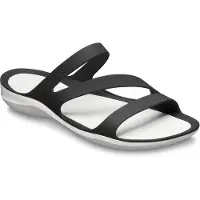 Crocs Women's Swiftwater Sandal Sandali Donna (W11, nero)