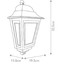 Elstead Lighting Applique da esterno DECO LANE Crema