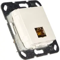 Gira 4847646. Buchsen-Typ: RJ-45. Produktfarbe: Weiß (4847646)