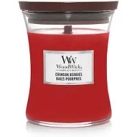 Woodwick Frutti di Bosco Cremisi 275 g — Candela Profumata in Vaso