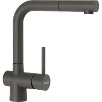 Schock Rubinetto da cucina Laios (bocca estraibile) Cristadur Silverstone SIL