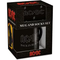 AC/DC Con Il Set Regalo Mug And Socks Back In Black Ac/dc 315ml