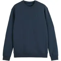 Scotch & Soda Logo Badge Regular-fit Sweatshirt Navy Taglia: L | Maglioni a maglia Outlet | Uomo | Blu