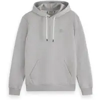 Scotch & Soda Core - Logo Hoodie Grey Melange Taglia: L | Felpe con cappuccio Outlet | Uomo | Grigio