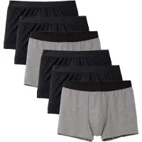 Calida Boxer 'Natural Benefit' grigio / nero