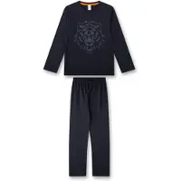 Sanetta Pigiama 'Tiger' blu scuro / grigio