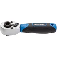 Högert Cricchetto multifunzione Cricchetto reversibile da 1/4" HT1R391 Cricchetto per bit Cricchetto a doppia funzione