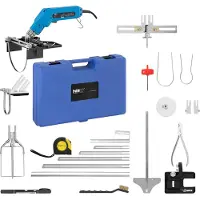 MSW Taglierina per polistirolo Expondo - 250 W - 500 °C - fino a 250 mm - con taglierina per prese elettriche e altre lame