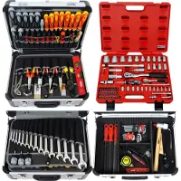 FAMEX 418-18: Valigetta professionale con set di attrezzi, inclusa una serie di chiavi a bussola di alta qualità