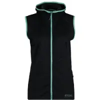 Stoic Women's Merino260 StadjanSt. Vest Gilet in lana merino Donna (XS, nero)