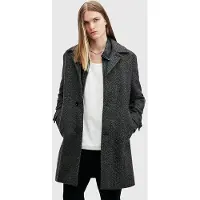 AllSaints Fincher Coat Brown Taglia: 40 | Cappotti monopetto Outlet | Uomo | Marrone