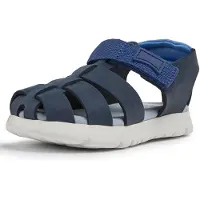 Camper Sandalo Oruga in pelle di vitello e tessuto