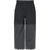 Vaude Kid's Caprea Rain Pants Pantaloni antipioggia Bambini (158/164, grigio/nero)