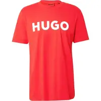 HUGO per uomo. 50467556 Maglietta Dulivio rossa (S), Rosso, Casual, Cotone, Manica corta, Sostenibile