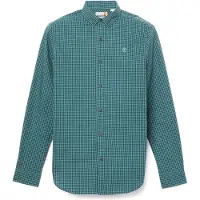 Timberland Micro Gingham Poplin Shirt Sea Pine Yd Taglia: S | Camicie Casual Outlet | Uomo