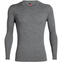 Icebreaker - Primo strato in lana merino - M Merino 260 Oasis LS Crewe Gritstone Heather per Uomo - Taglia XL - Grigio