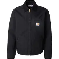 Carhartt WIP - Giacca mezza stagione in tela spessa - Detroit Jacket Black / Black Rinsed per Uomo in Cotone - Taglia XL - Nero