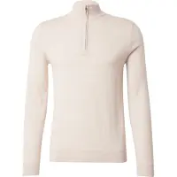 Selected Maglione A Mezza Cerniera Uomini Beige XXL
