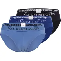 Ralph Lauren per uomo. 714835884004 Set di 3 slip blu (S), Homewear, Cotone