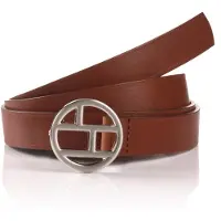 Tom Tailor Cintura 'LAYA' cognac / argento