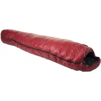 Western Mountaineering SummerLite Sacco a pelo in piuma (200 cm, rosso/fuchsia)