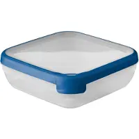Curver Grand Chef Cestino Freschezza Quadrato 1,6L Trasparente/Blu Scuro