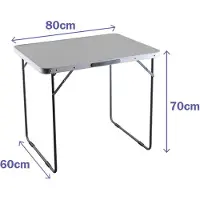 Marbueno Summer Tavolo Pieghevole Da Campeggio 10029 D16 80x60x70 Cm Assortito