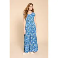 White Stuff Darcie Jersey Maxi Dre Blue Printed Taglia: 14 REGULAR | Maxi abiti Outlet | Donna | Blu
