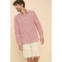 White Stuff Geo Diamond Printed Shirt Mid Red Taglia: S | Camicie Casual Outlet | Donna | Rosso