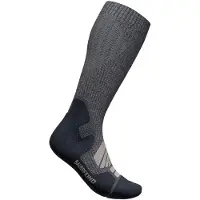 Bauerfeind Outdoor Merino Compression Socks Calze tecniche a compressione Uomo (46-49 - Wade M, grigio)