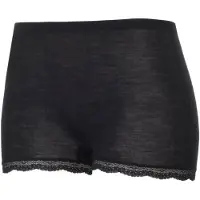 Engel Women's Trousers with Lace Intimo lana merinos Donna (34/36, nero)